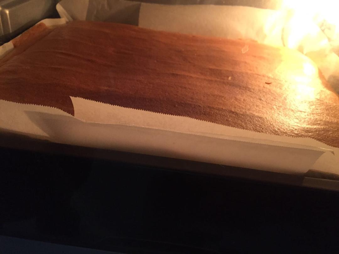芒果蛋糕卷（详细的小四卷制作视频）