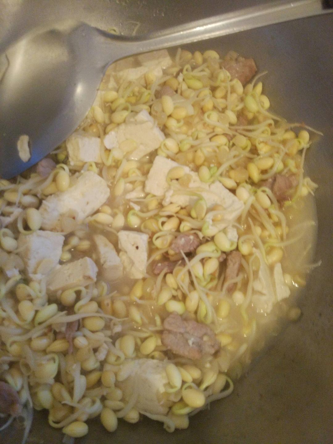 豆芽白玉汤