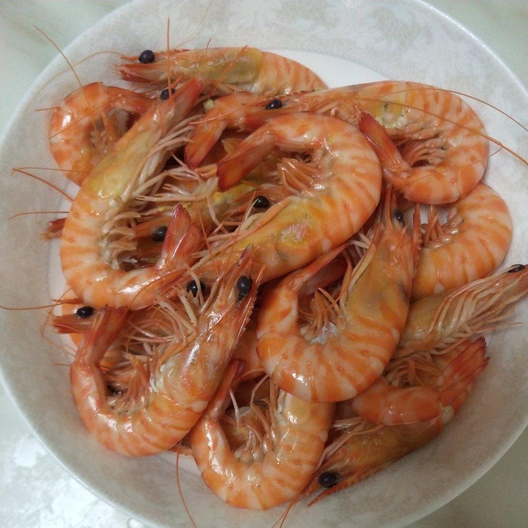 燕乃做的白灼虾九节虾