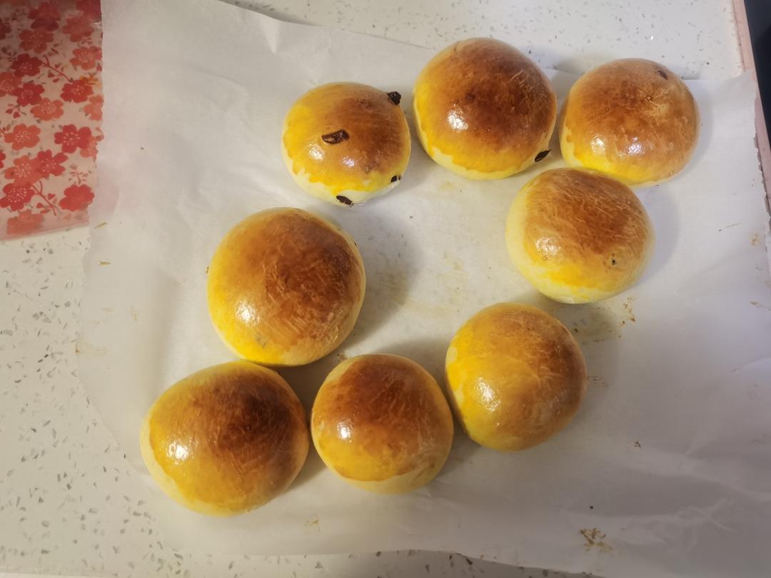 一次发酵，超软蔓越莓餐包😍 简直太美味