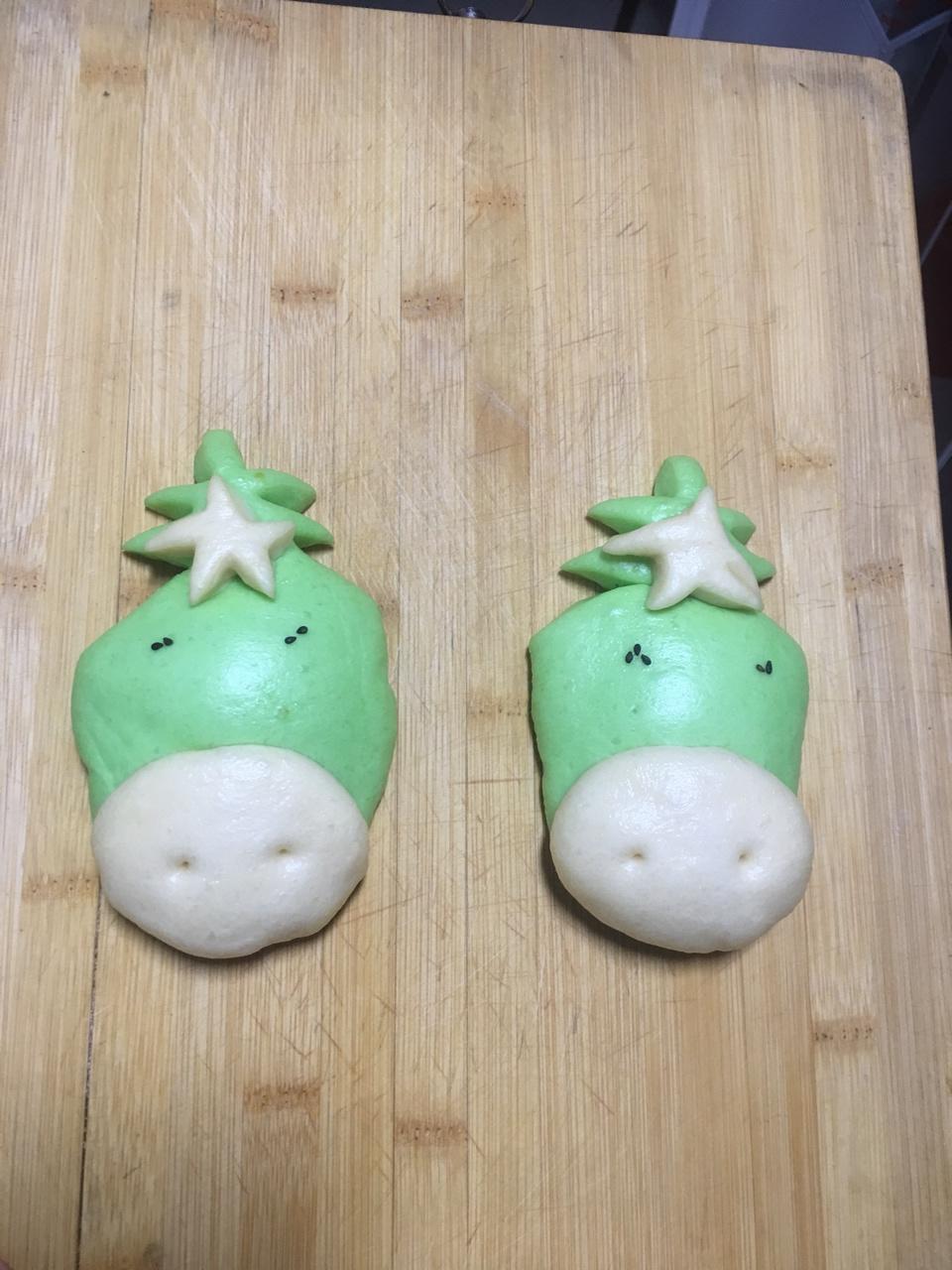 动物馒头之青牛豆沙馒头