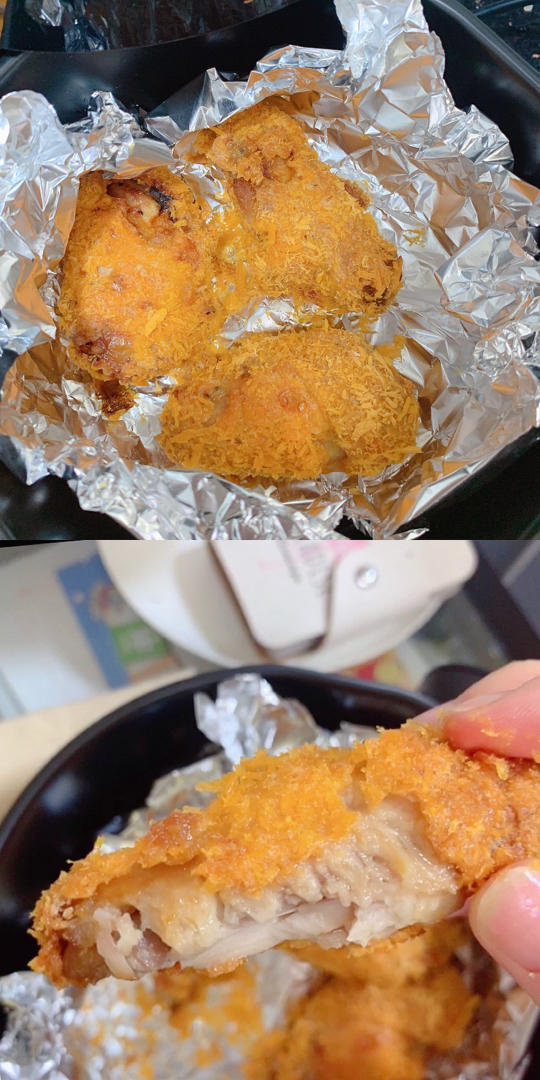 简易薯片烤鸡翅