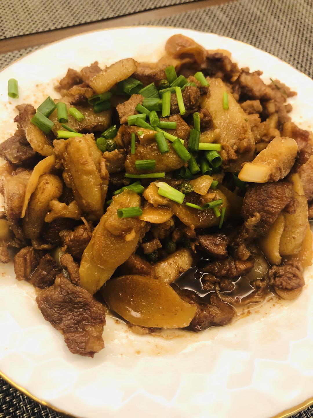 生姜炒肉