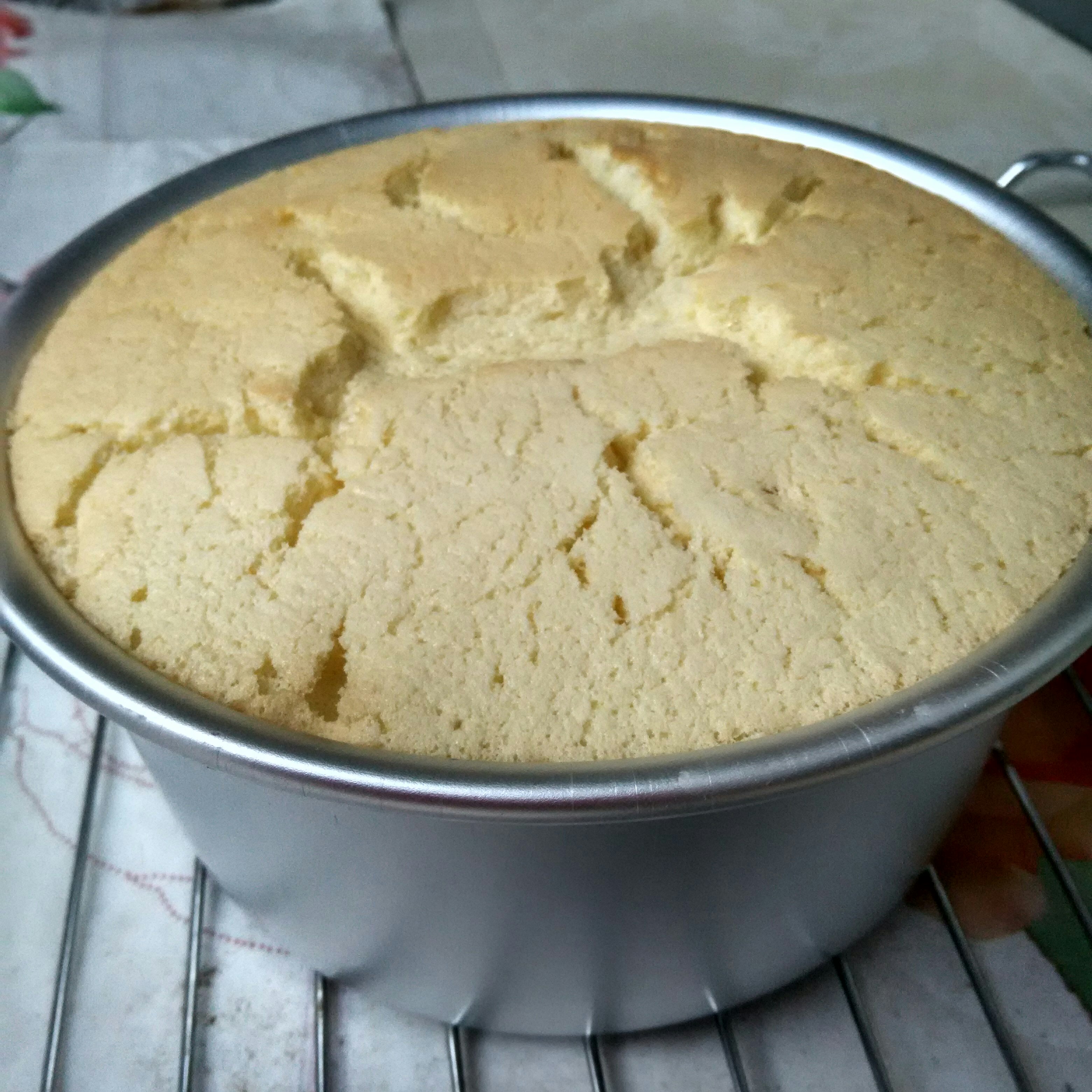 6寸原味戚风蛋糕