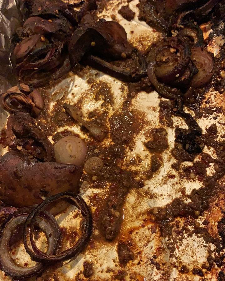 好吃的烤鸡肝～烤箱版