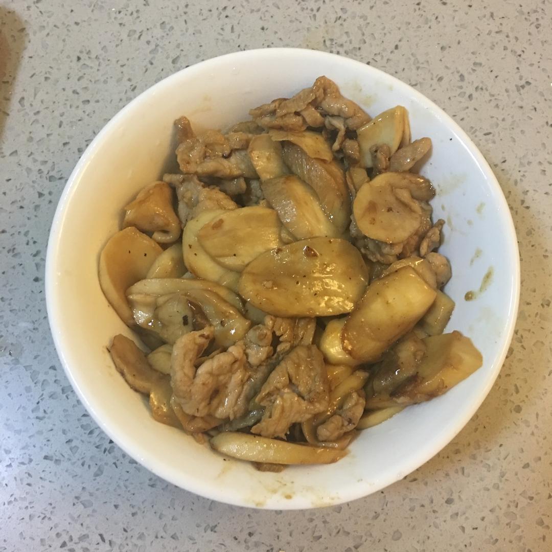 肉炒杏鲍菇