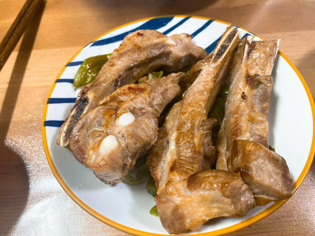 空气炸锅，蒜香，酱香，烤排骨