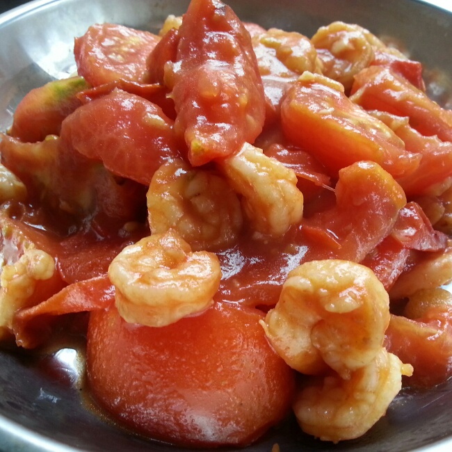 番茄虾仁