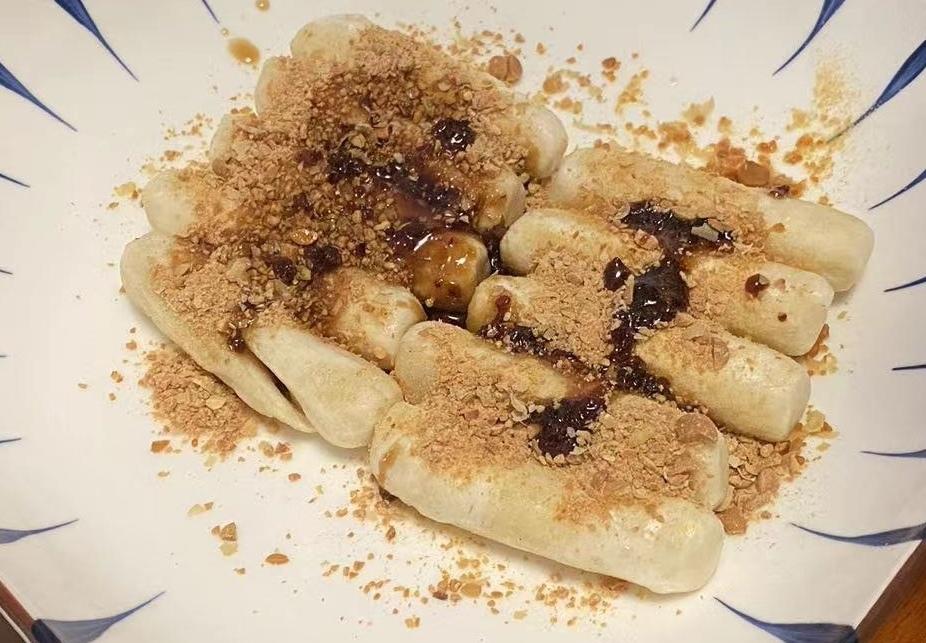 超好吃的红糖糍粑