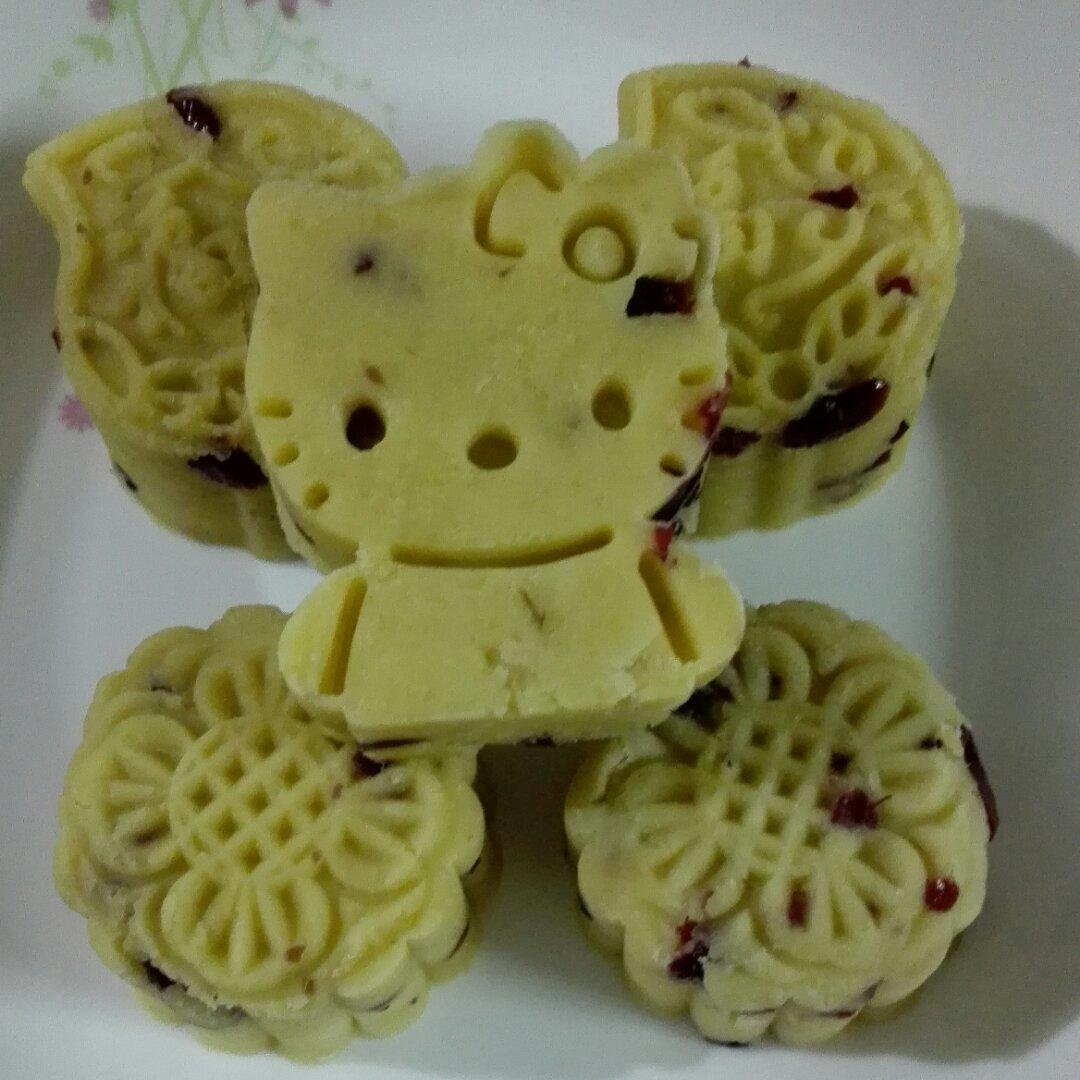 蔓越莓绿豆糕