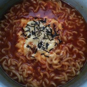 韩式辣炒鸡排方便面的做法 步骤5