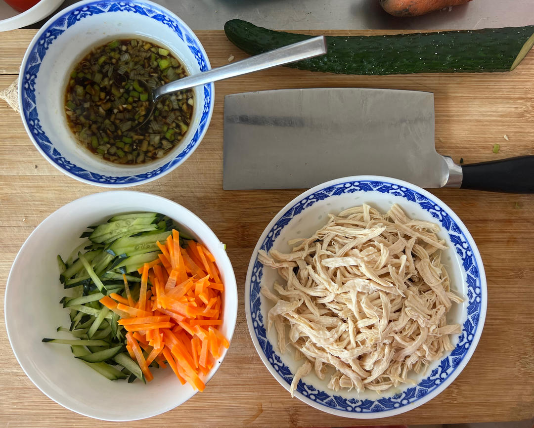 🥒鸡丝凉面