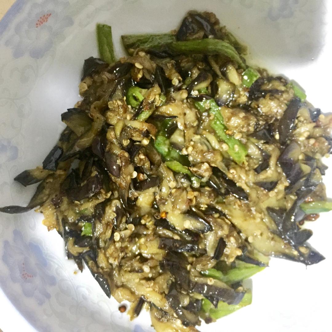 青椒茄子丝
