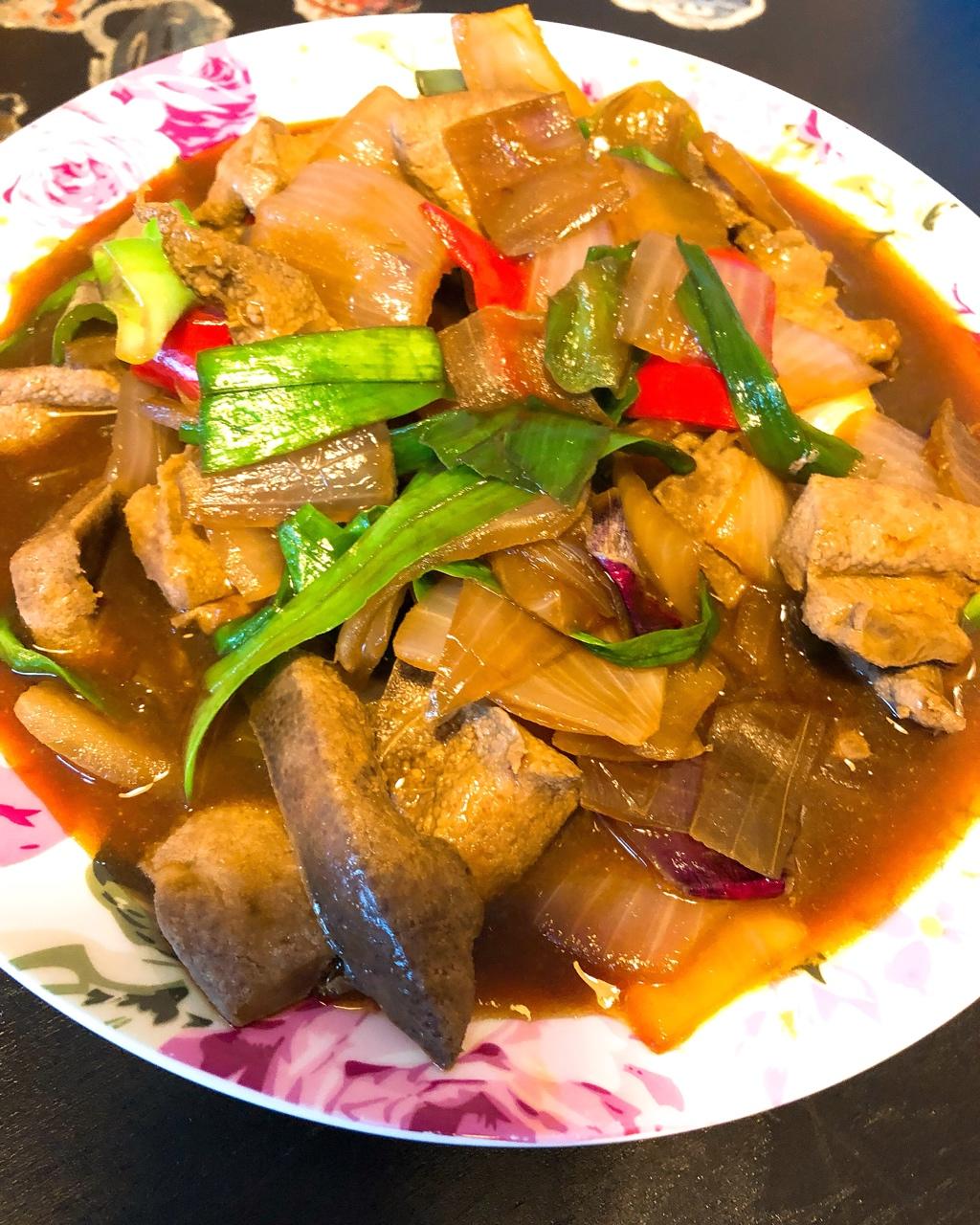 嫩炒猪肝