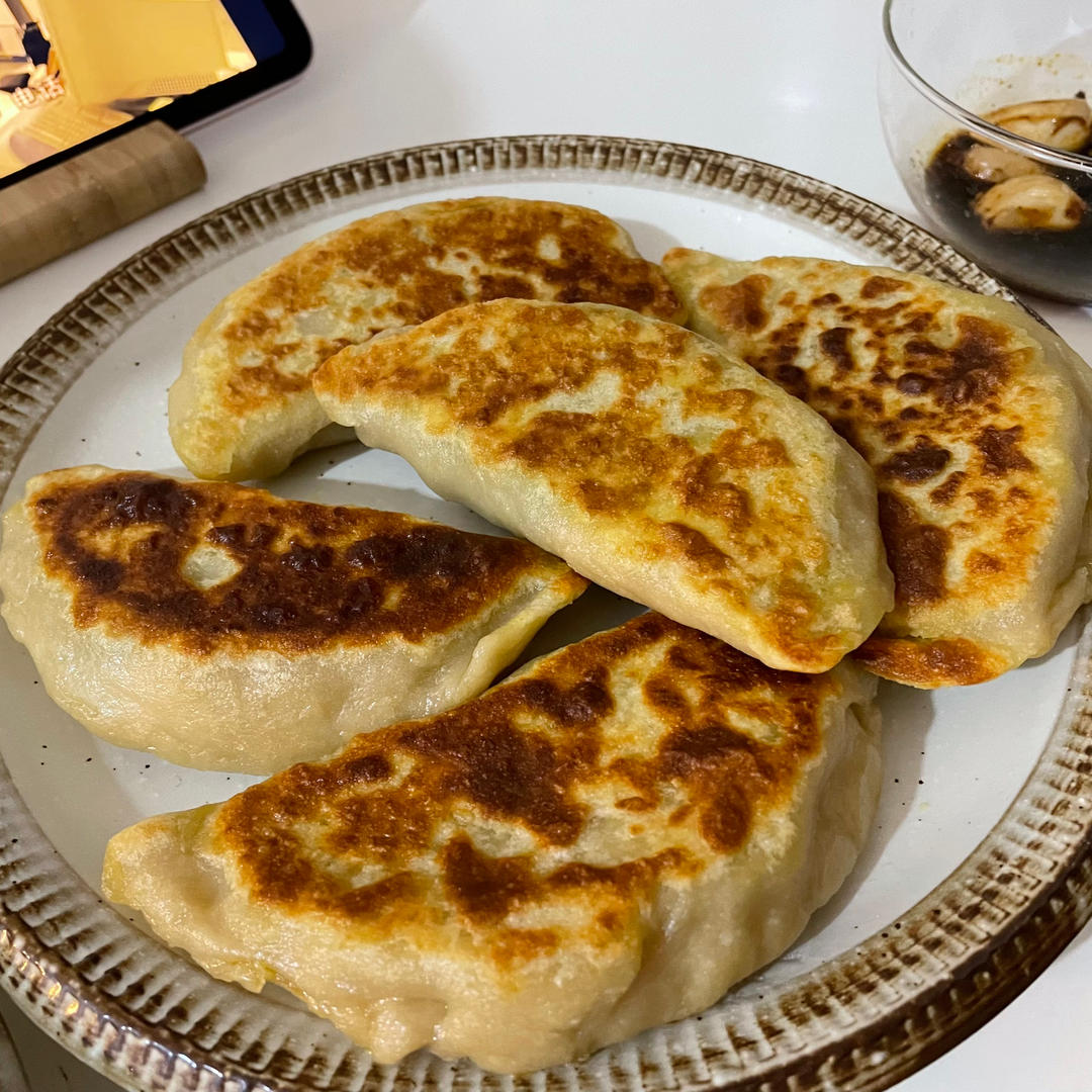 烫面菜盒(处理剩包子饺子馅)