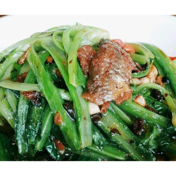 豆豉鲮鱼油麦菜