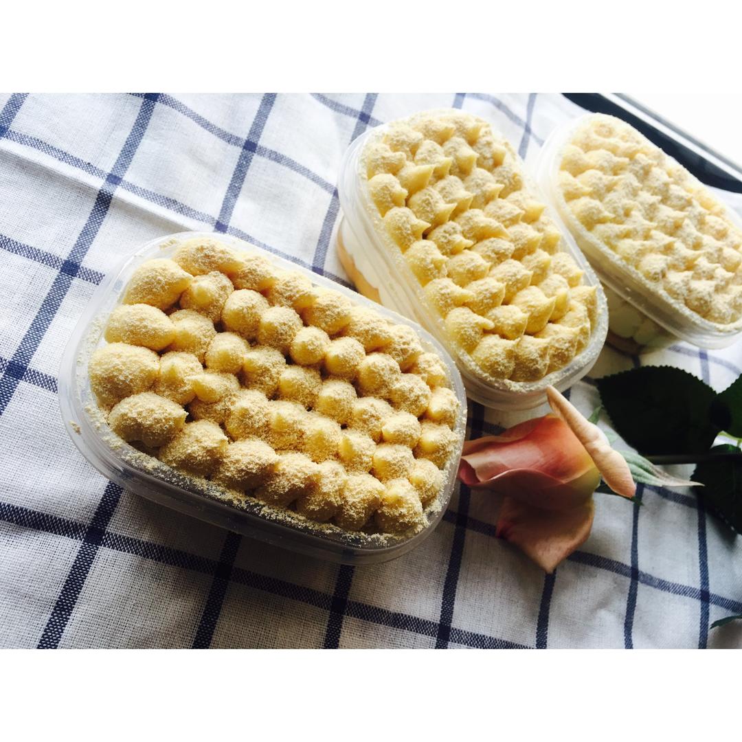 日式豆乳盒子蛋糕