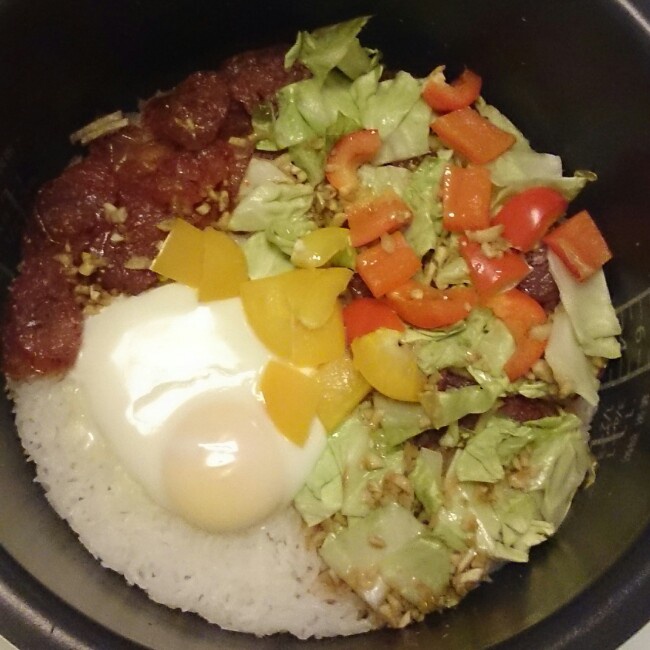 香肠煲仔饭