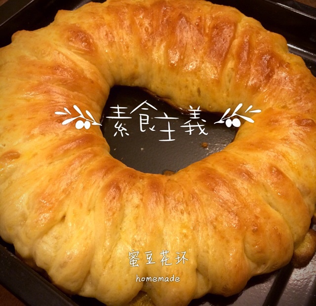 花环蜜豆面包