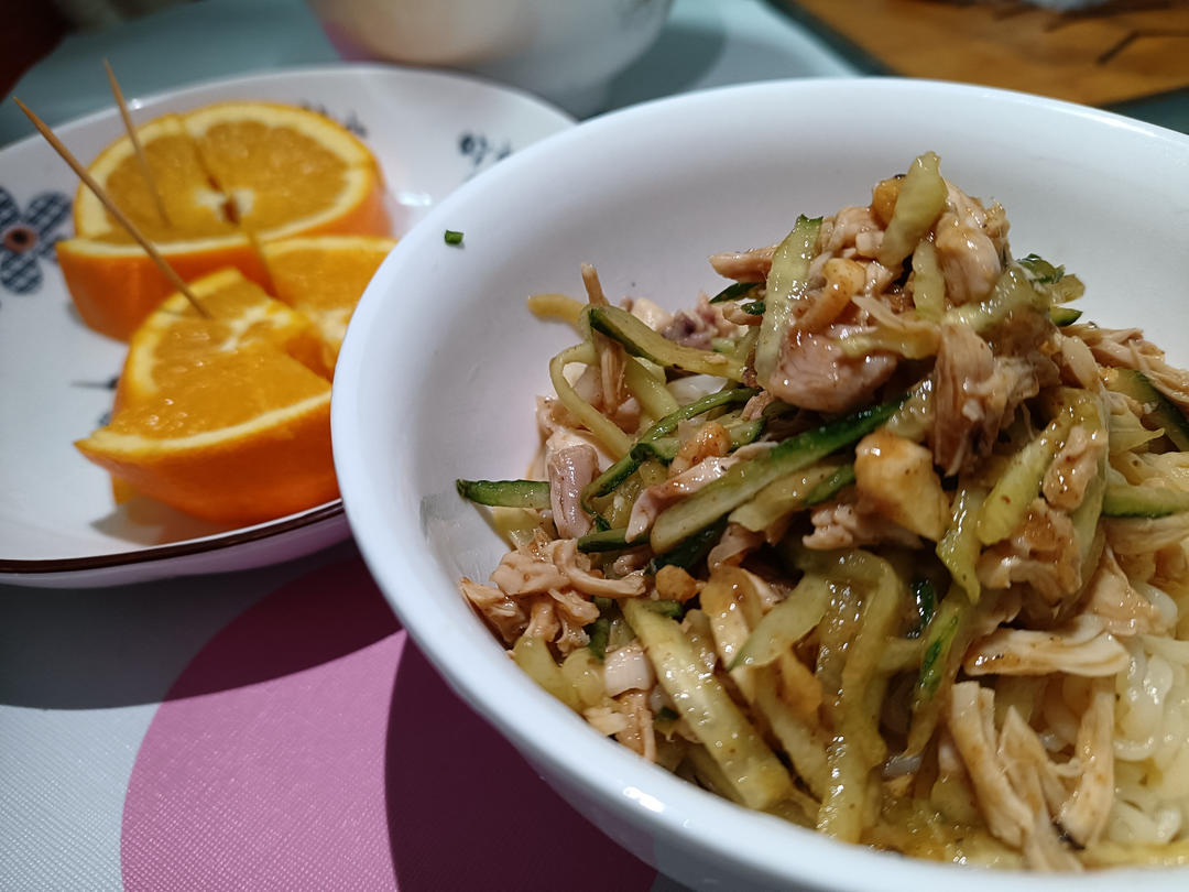 🥰简单好吃手撕鸡腿肉🍗零脂肪凉拌菜