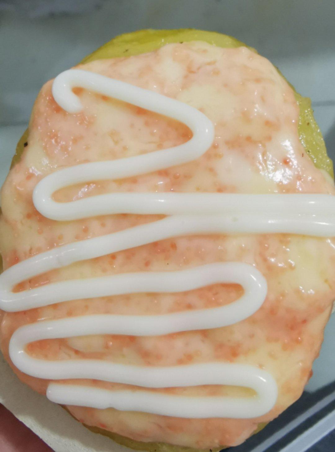 飞鱼籽沙拉烤土豆（日料店的美食）