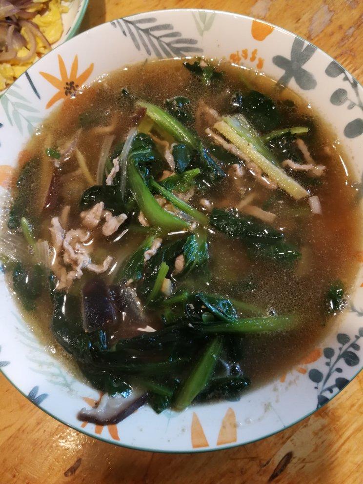 上汤鸡毛菜