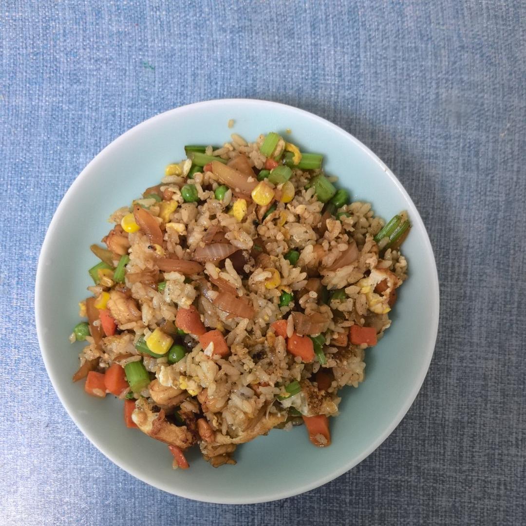炒米饭蛋炒饭二十分钟快手家常