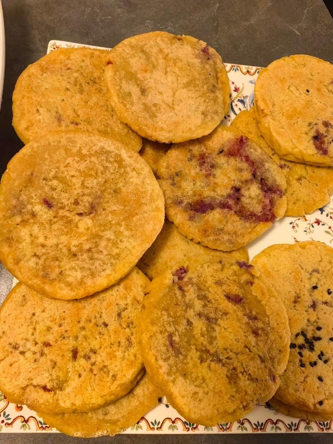 大黄米面红豆馅年糕饼