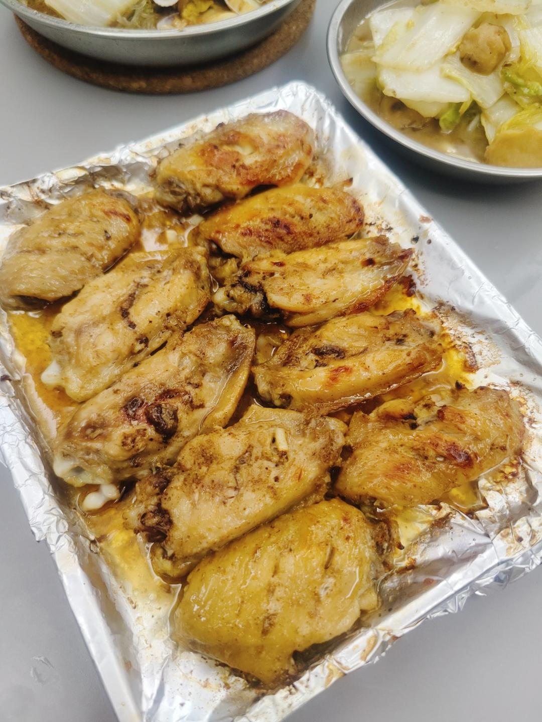 超简单蜜汁烤鸡翅 追剧必备