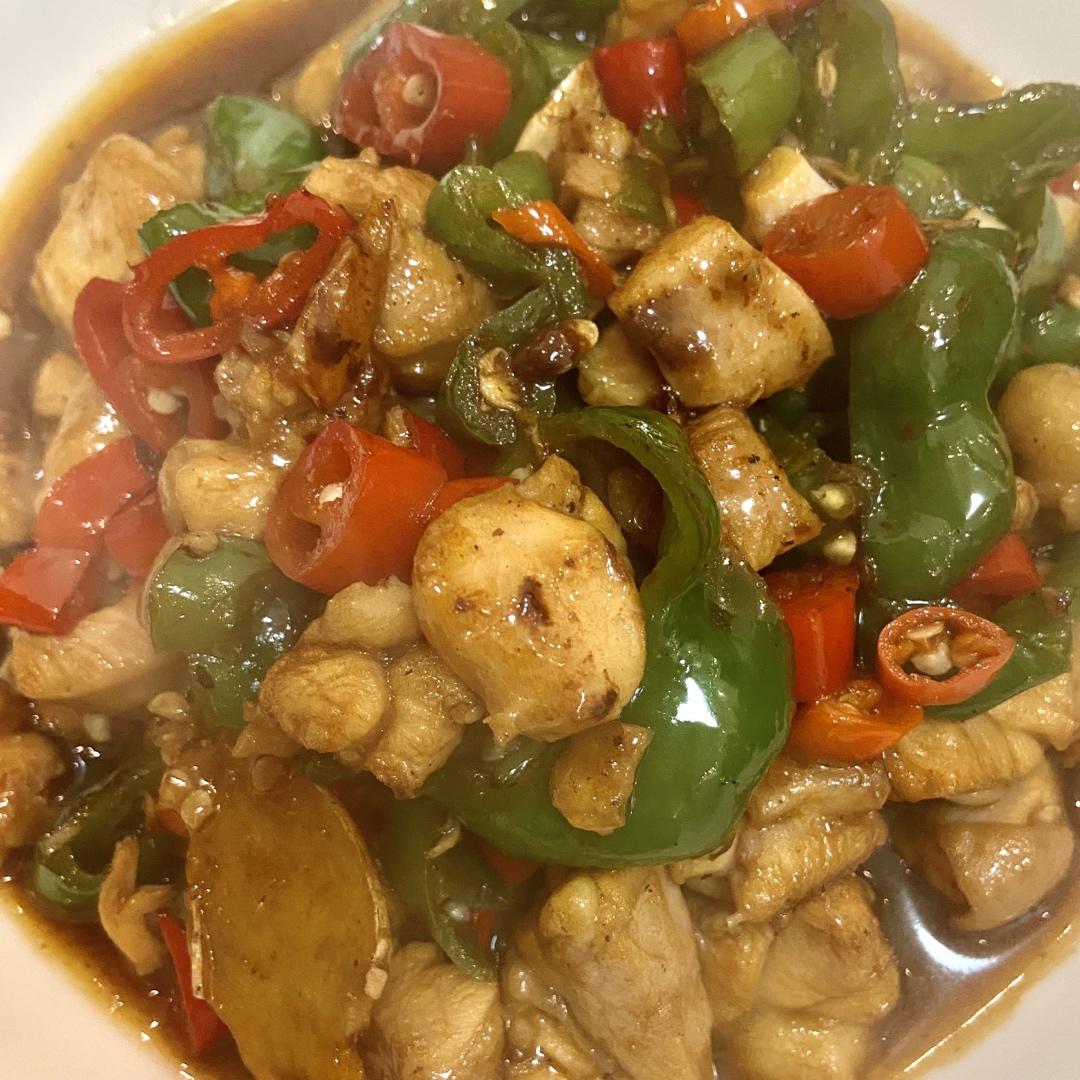 双椒鸡丁 | 爆辣 爆爽 爆过瘾