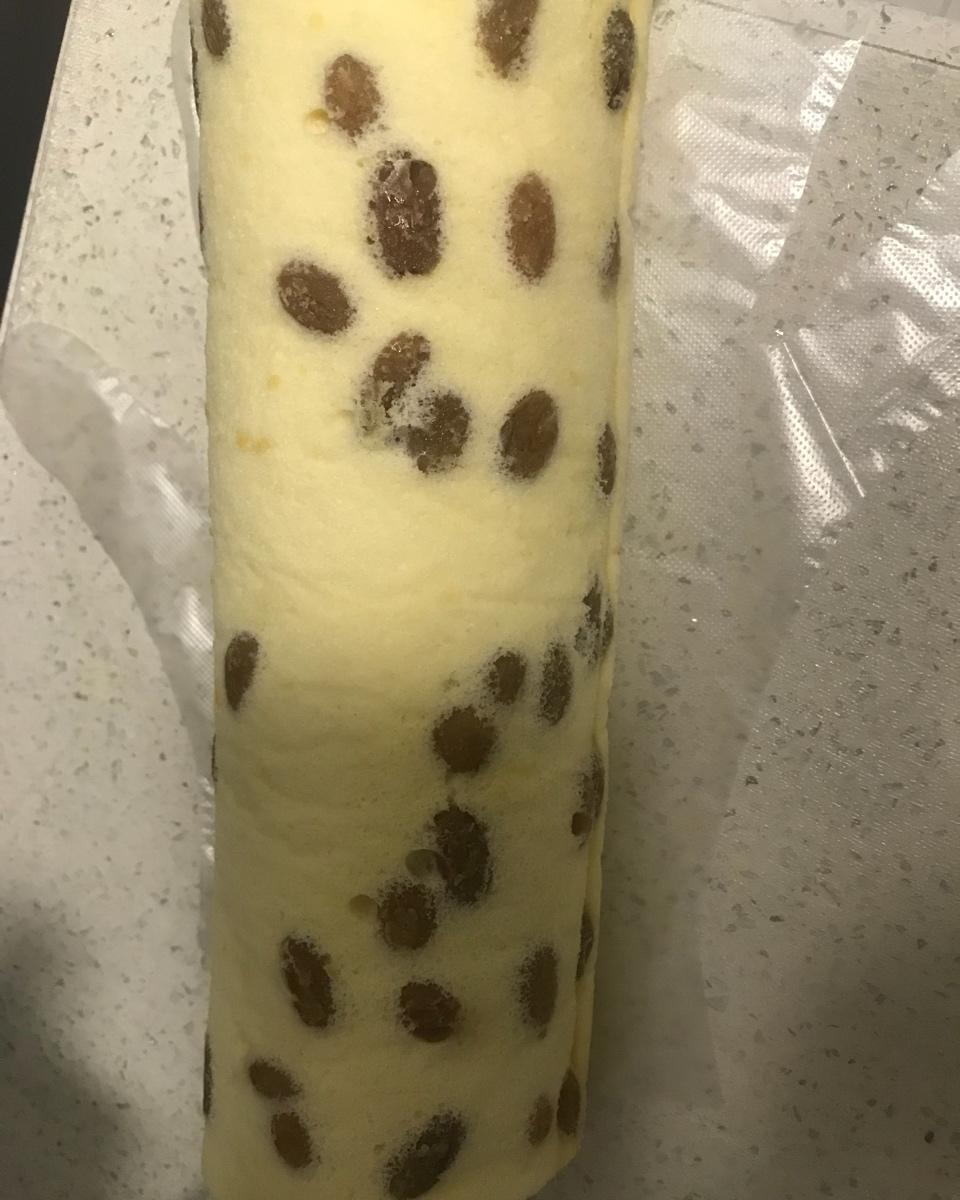 葡萄干蛋糕卷