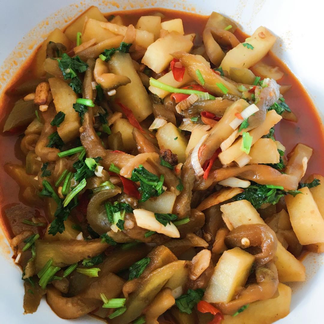 土豆炖茄子