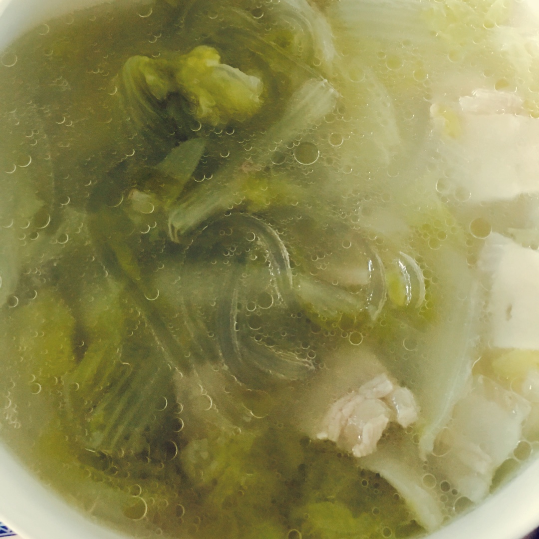 清汤白菜粉条