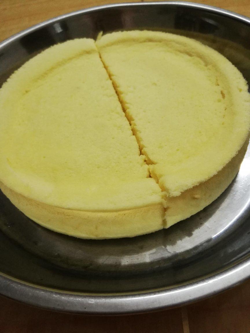 零失败戚风蒸蛋糕（8寸）可做蛋糕胚（另附红丝绒蒸蛋糕做法）