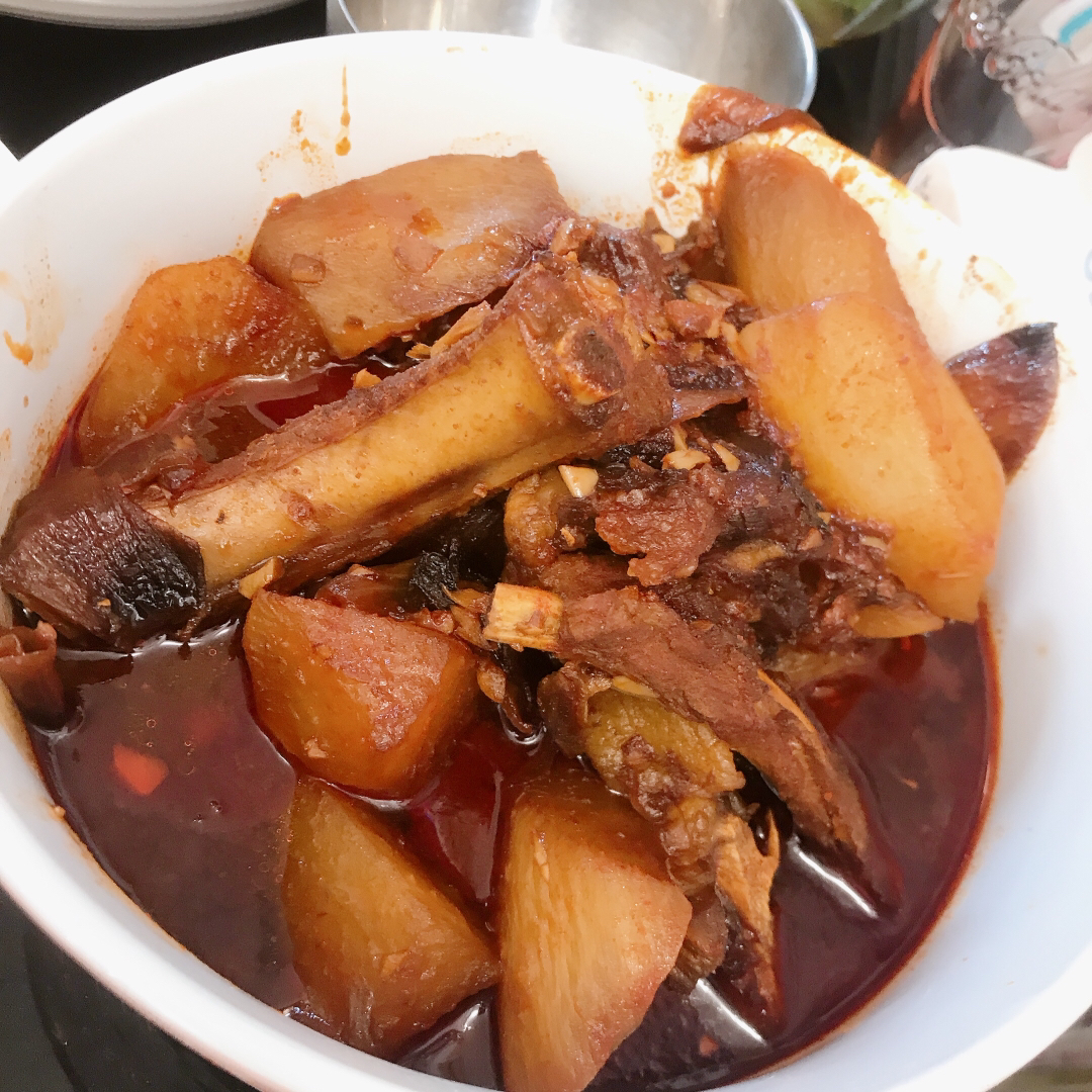 韩式红烧牛尾 Korean style Oxtail stew