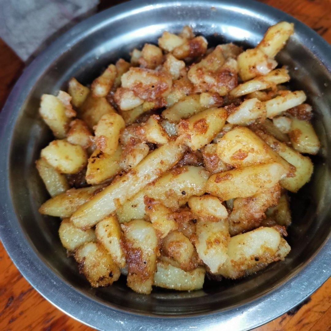 香辣过瘾的狼牙土豆条，秒光
