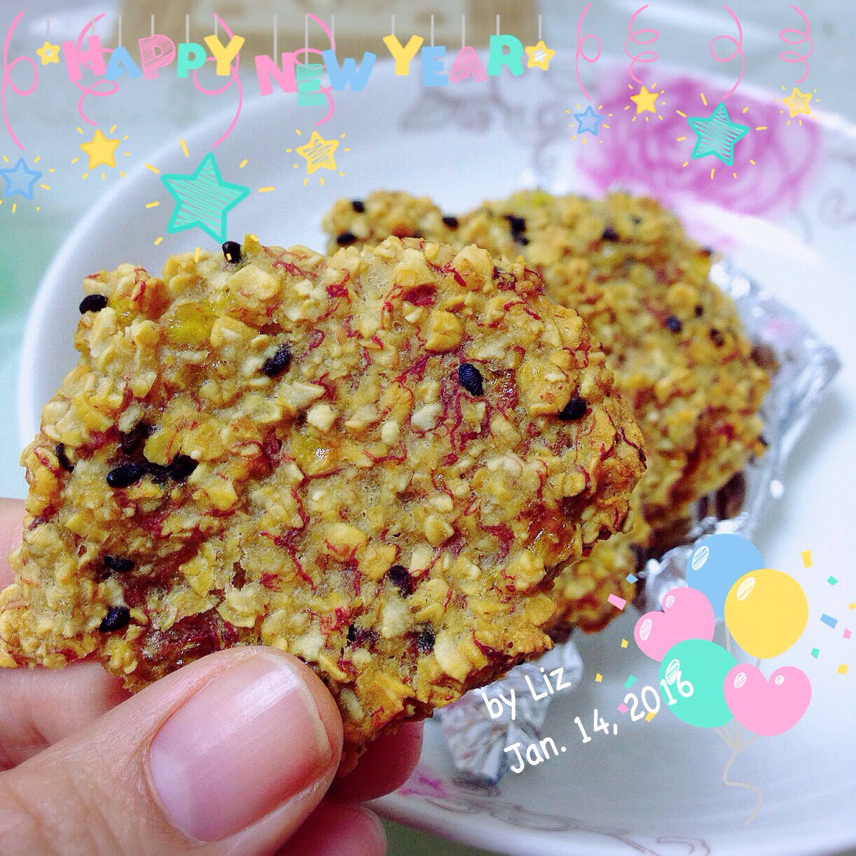 减肥饼干-低卡无油香蕉麦片