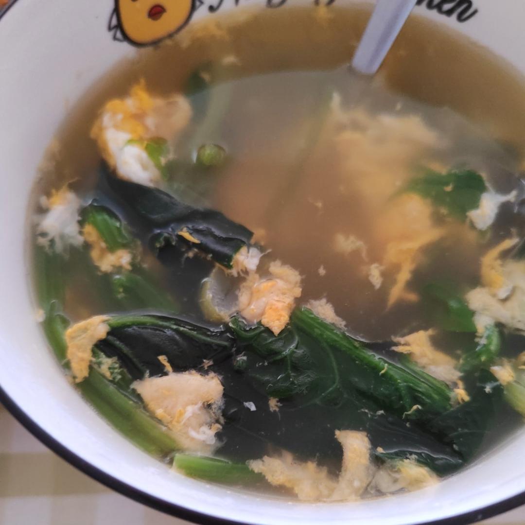 菠菜鸡蛋汤