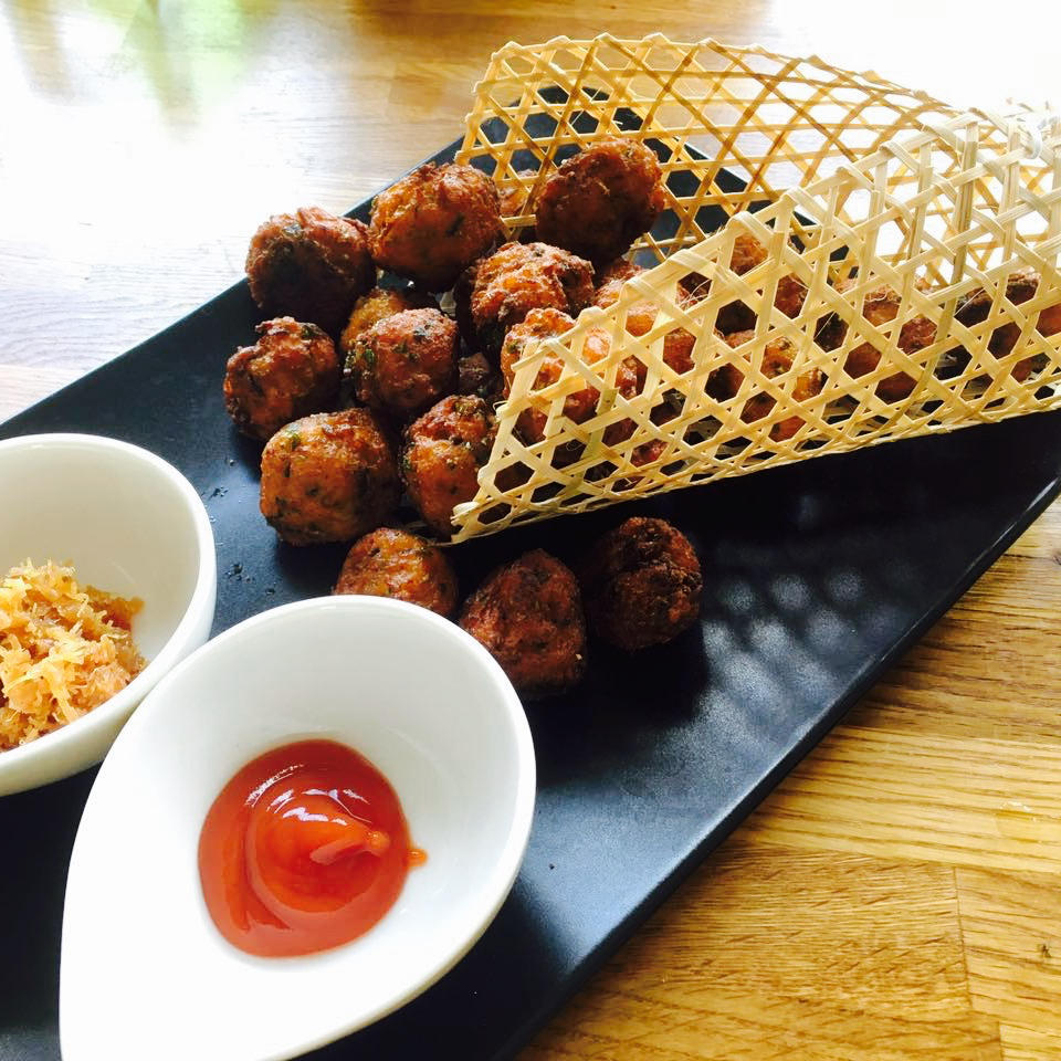 胡萝卜香菜素丸子