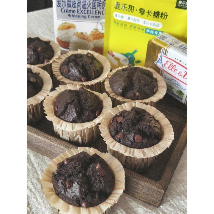 超浓郁巧克力马芬(一盆到底快手杀)