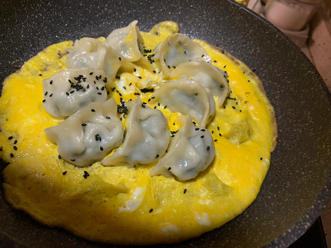 懒人快手抱蛋煎饺