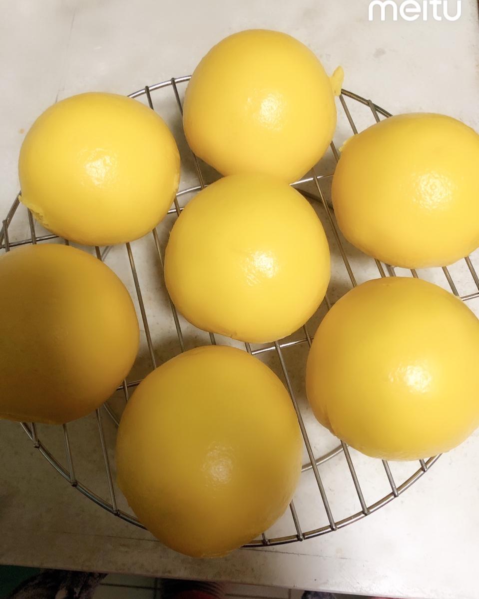 自然开花的南瓜馒头（刀切馒头和南瓜造型）