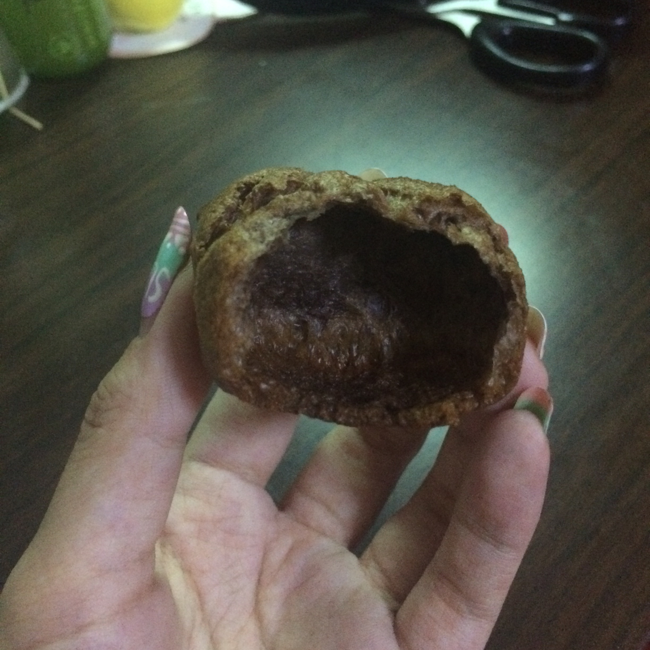 巧克力酥皮泡芙