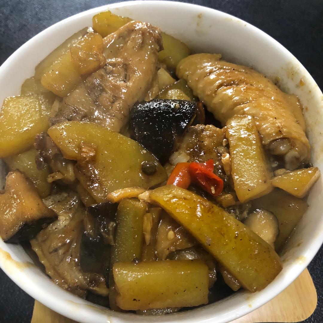 土豆炖鸡翅（快手零失败）