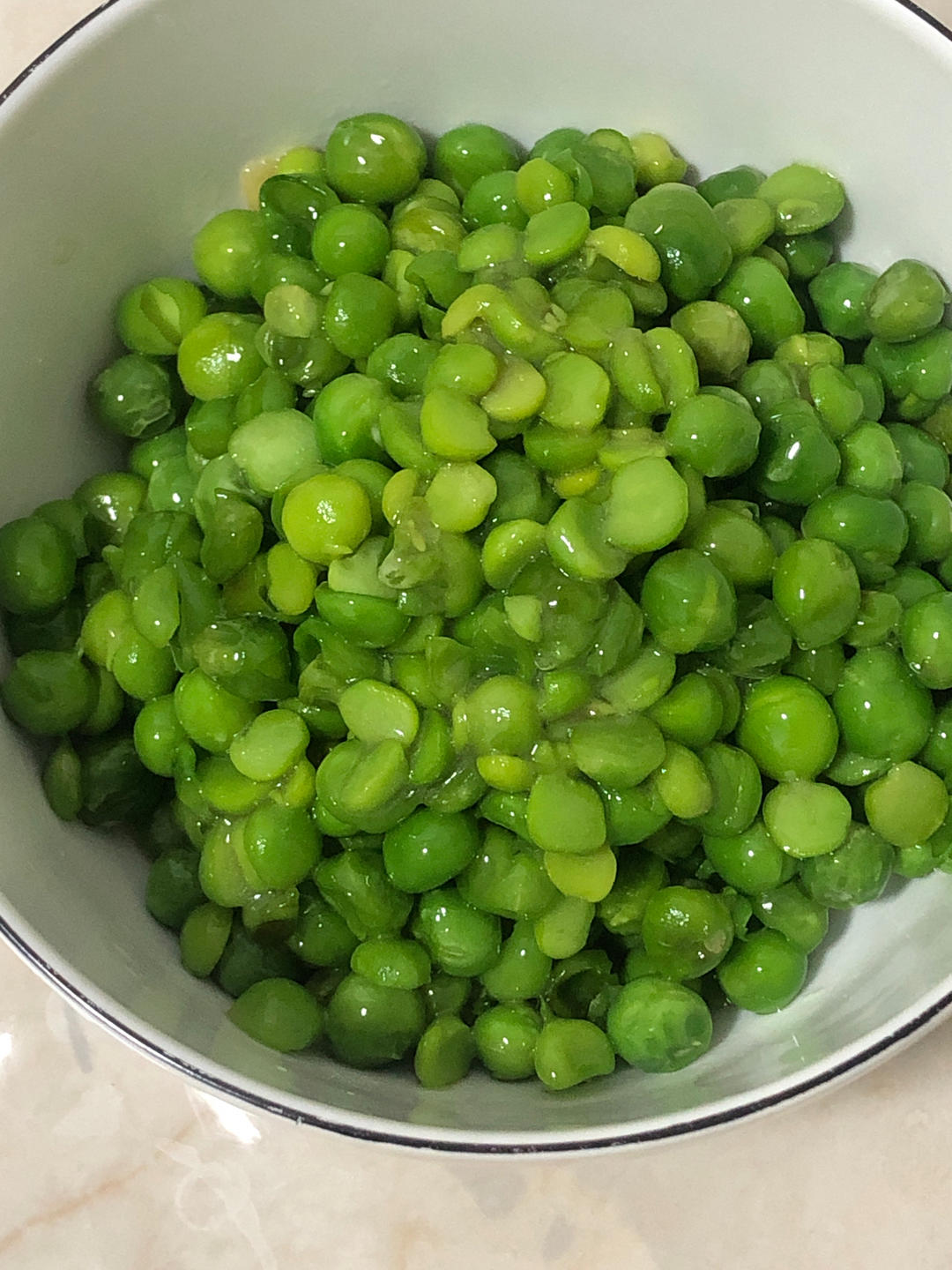 清炒豌豆米