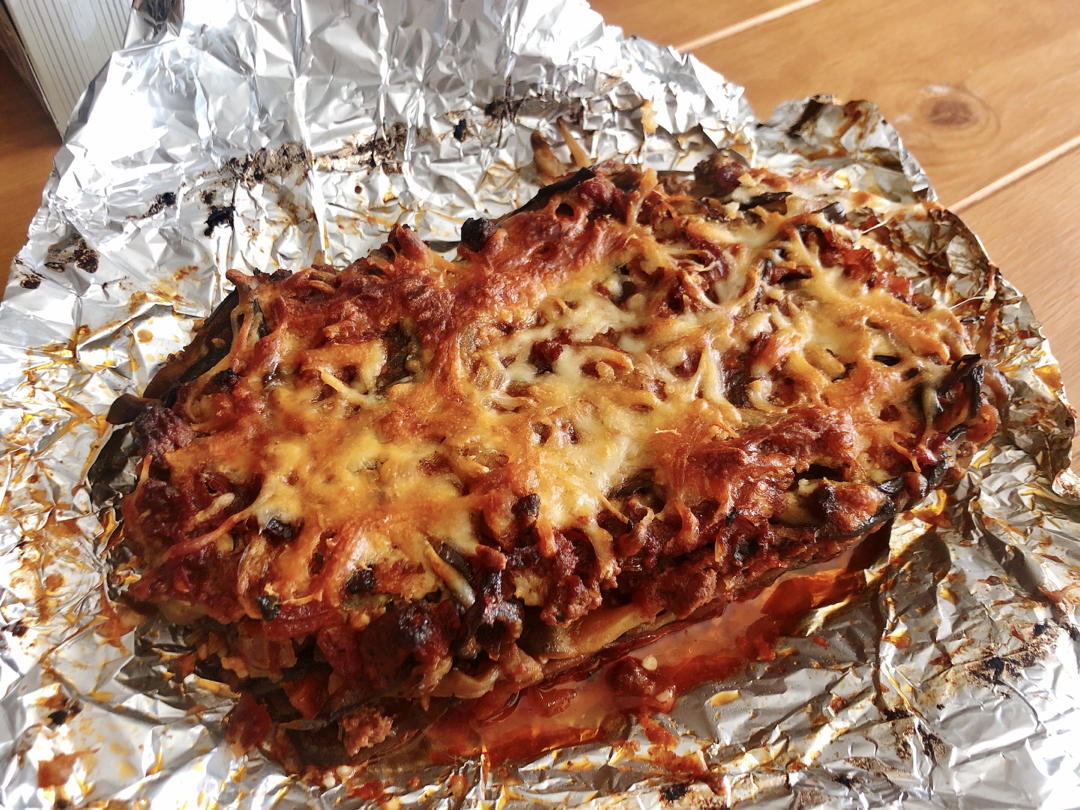 无油无碳|比面还好吃の肉酱千层茄子🍆