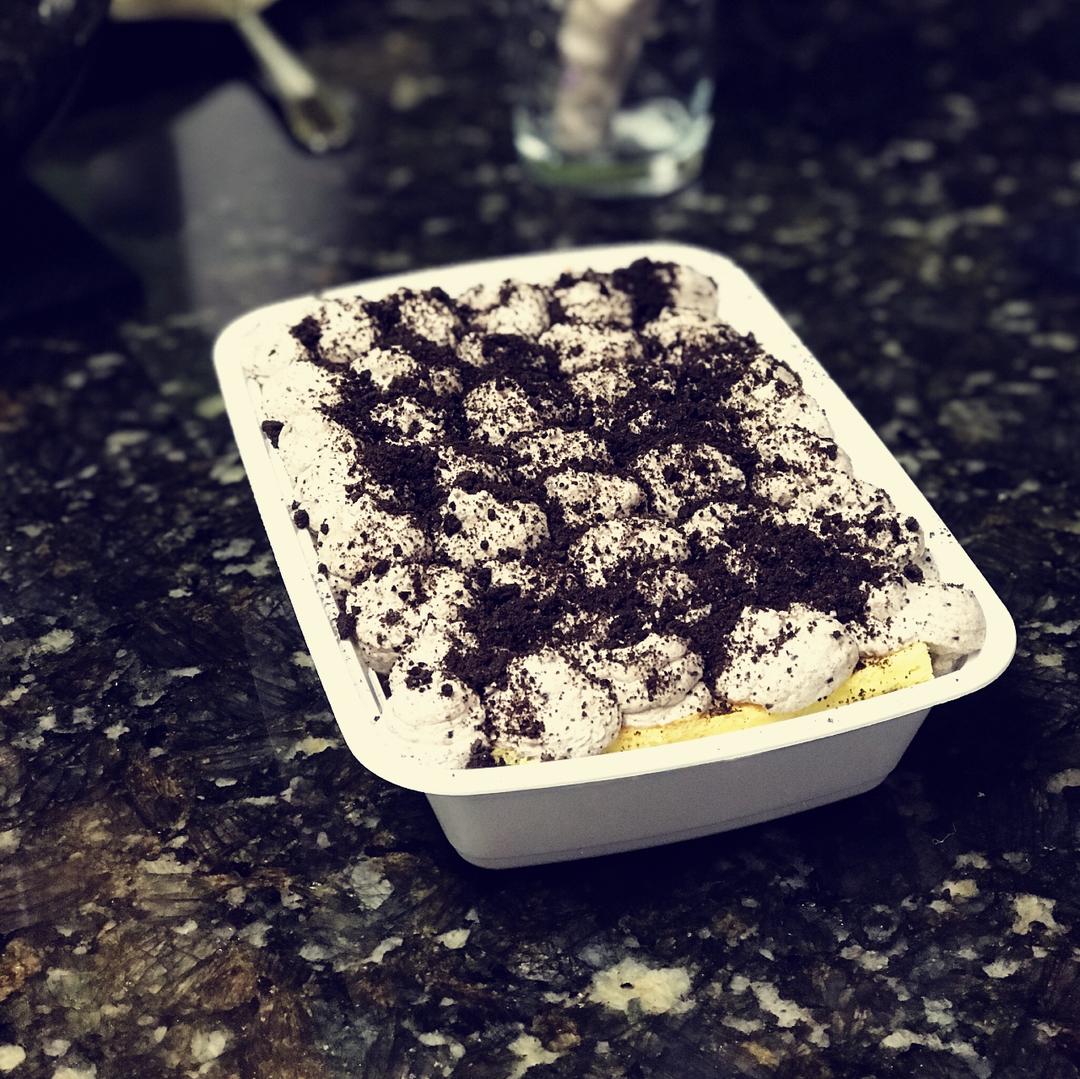 低糖不腻的奥利奥咸奶油蛋糕盒子
