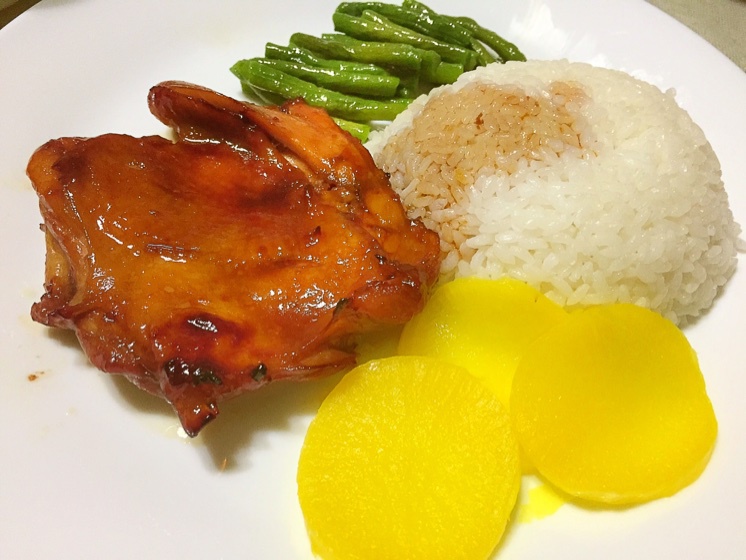 照烧鸡腿饭