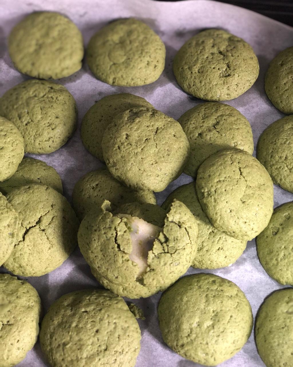 可可/抹茶麻薯夹心软曲奇