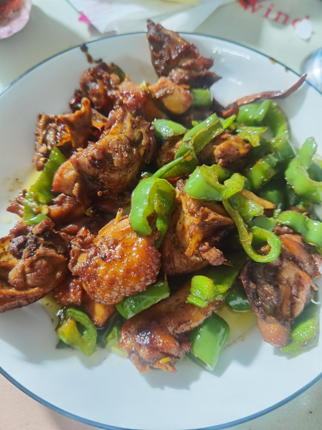 青椒炒鸡块